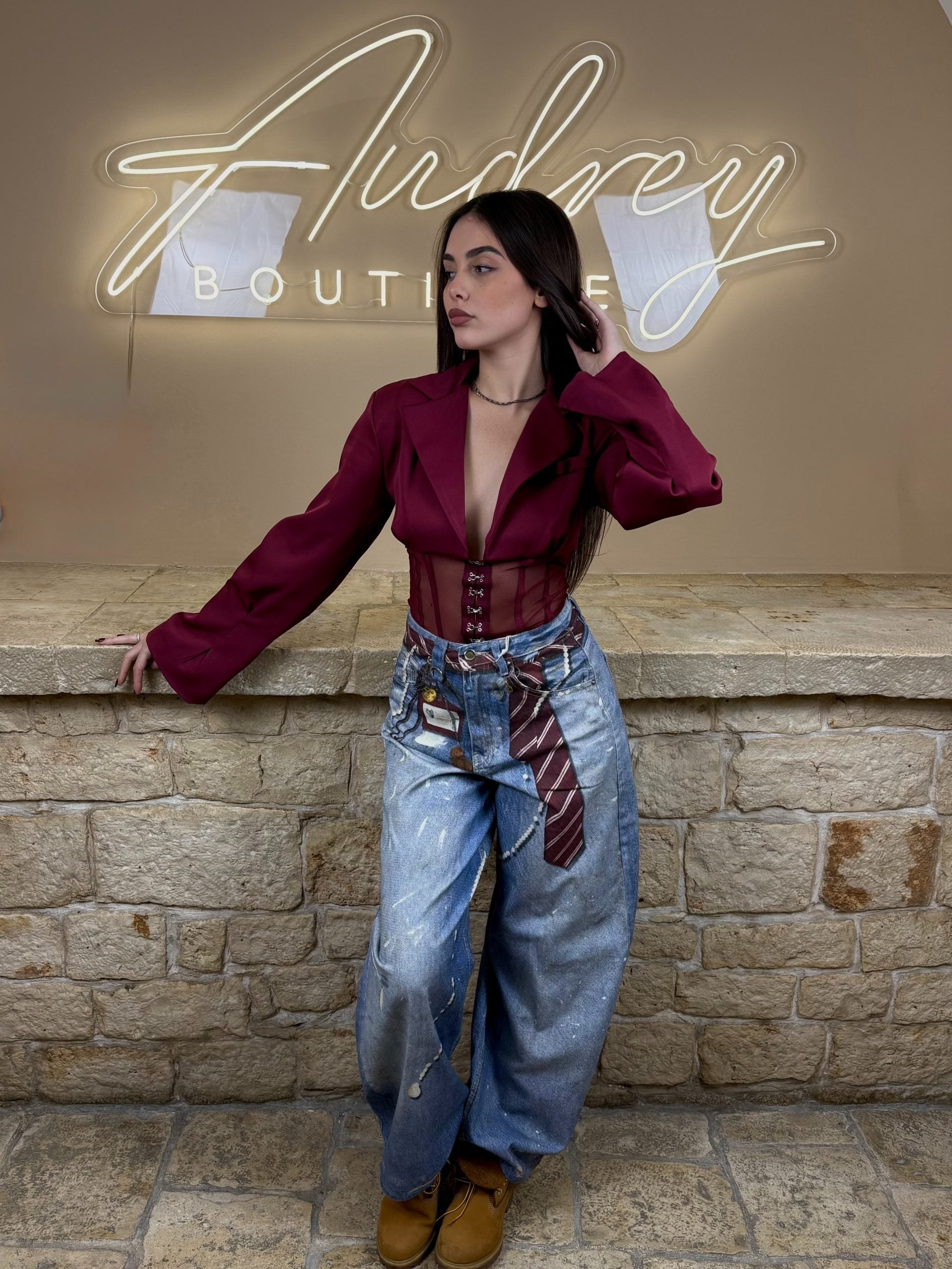 Printed Jeans