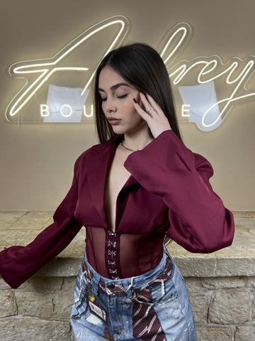 Corset Bordeaux