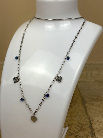 Collana Blue Heart