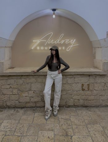 Asymmetric White Jeans